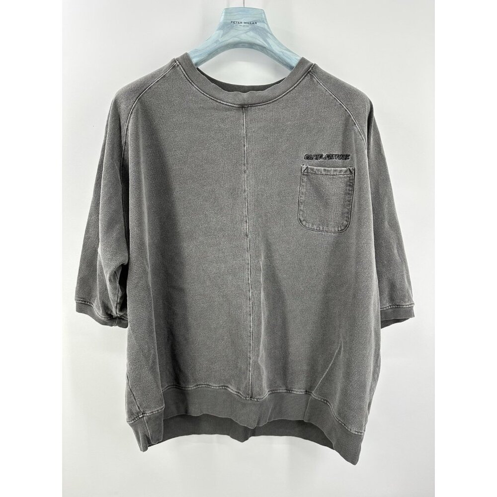 Daniel Patrick Short Sleeves Washed Charcol Size 2XL (X7)